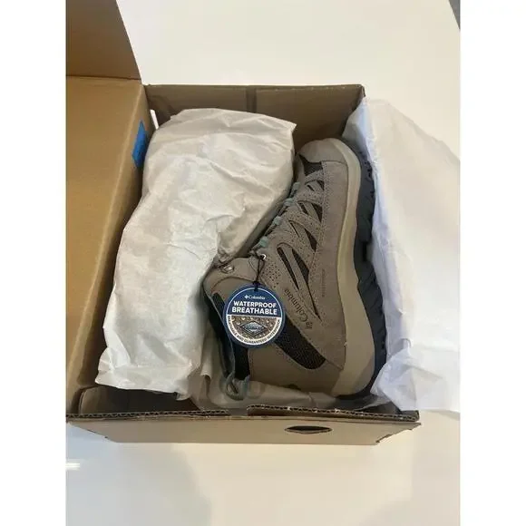 Columbia $100 Crestwood Mid WP Waterproof Womens Hiking Shoes Trail Boots 9 - Picture 6 of 11